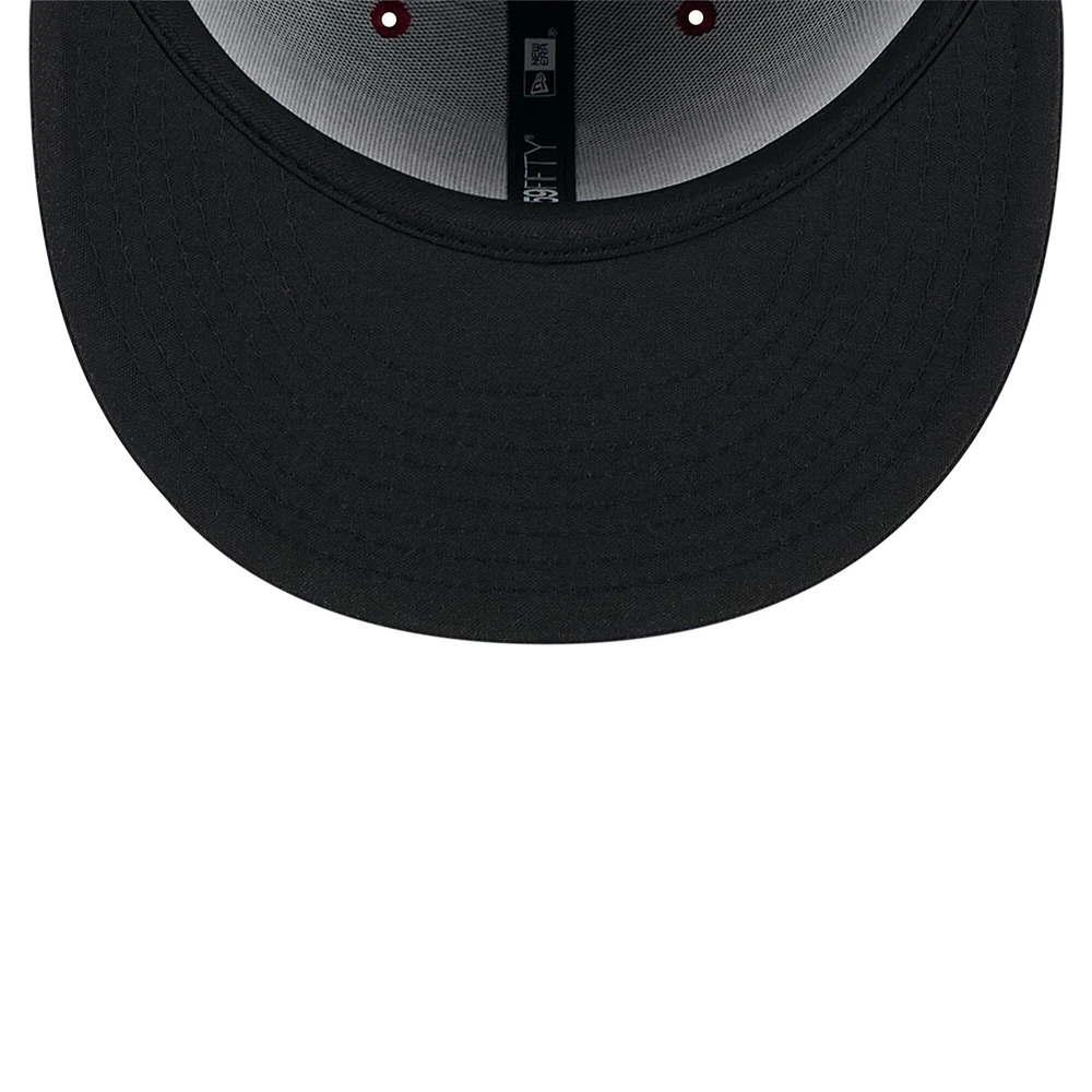 Casquette ajustée 59FIFTY noire Round Rock Express Theme Night Briskets New Era pour hommes
