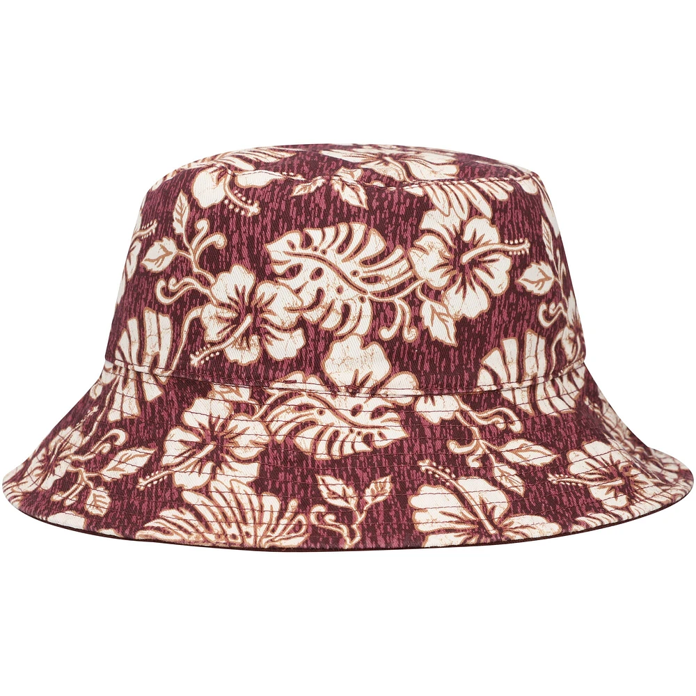 Women's Roxy Brown Jasmine Paradise Reversible Bucket Hat