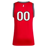 Men's adidas #00 Scarlet Rutgers Knights Replica Swingman Jersey