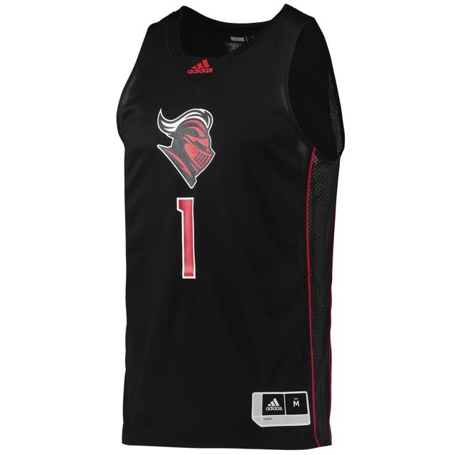 Maillot de basketball adidas #1 Rutgers Scarlet Knights Swingman pour homme, noir