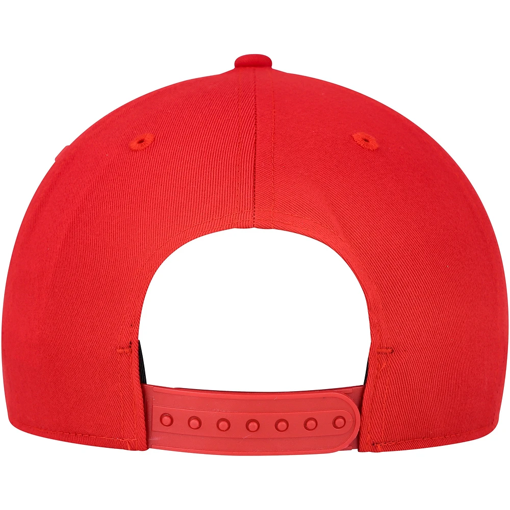 Men's adidas  Scarlet Rutgers Scarlet Knights Established Snapback Hat