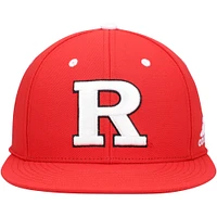 Men's adidas Scarlet Rutgers Knights On-Field Baseball Fitted Hat