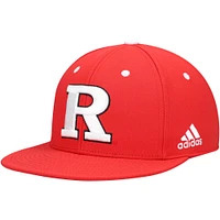 Men's adidas Scarlet Rutgers Knights On-Field Baseball Fitted Hat