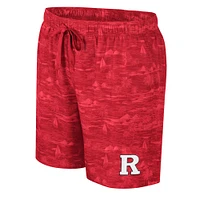Men's Colosseum Scarlet Rutgers Knights Ozark Swim Shorts