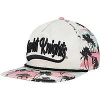 Men's New Era Cream Rutgers Scarlet Knights High Tide Golfer Snapback Hat