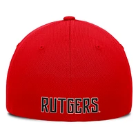 Men's Top of the World  Scarlet Rutgers Knights Reflex Logo Flex Hat