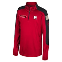 Coupe-vent à glissière quart de tour Cyclone Youth Colosseum Scarlet Rutgers Knights OHT Military Appreciation
