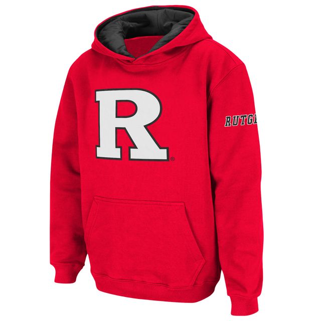 Chandail à capuchon gros logo Scarlet Rutgers Knights pour jeune