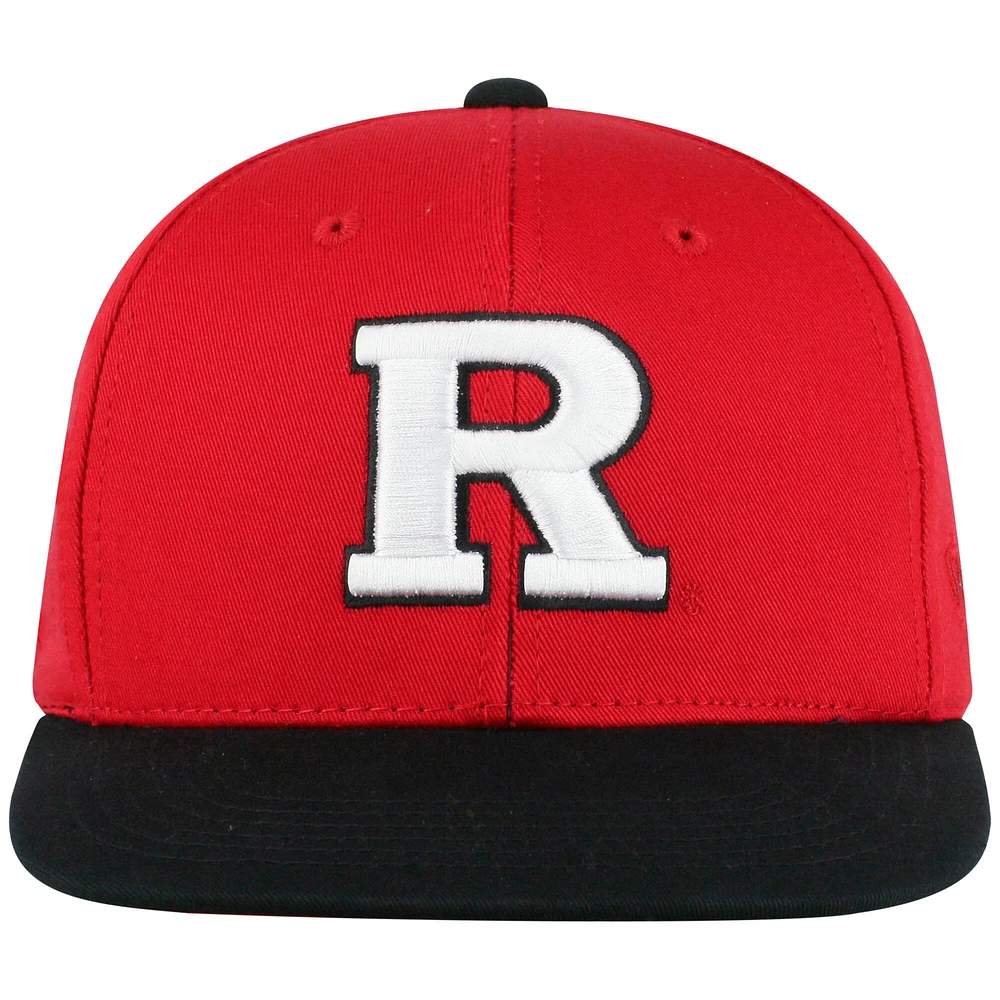 Youth Top of the World Scarlet Rutgers Scarlet Knights Victory Maverick Snapback Hat
