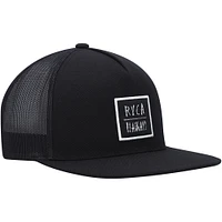 Men's RVCA Black Horton Teeth Trucker Snapback Hat