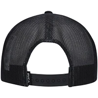 Men's RVCA Black VA ATW Print Trucker - Snapback Hat
