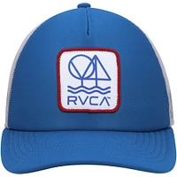 Men's RVCA Blue/Gray Timber Trucker Snapback Hat
