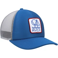 Men's RVCA Blue/Gray Timber Trucker Snapback Hat