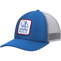 Men's RVCA Blue/Gray Timber Trucker Snapback Hat