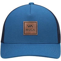 Men's RVCA Blue/Navy All The Way Snapback Trucker Hat