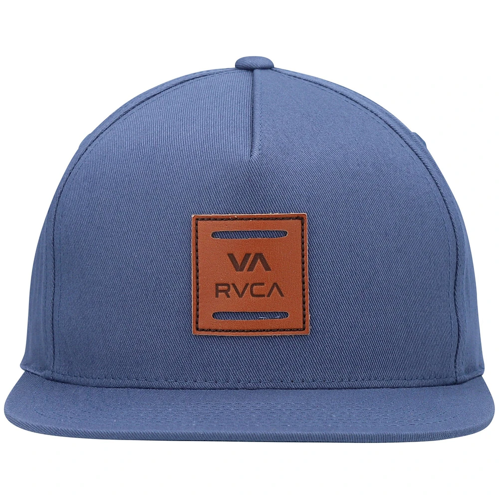 RVCA Blue All the Way pour hommes - Casquette Snapback