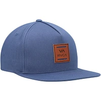 RVCA Blue All the Way pour hommes - Casquette Snapback