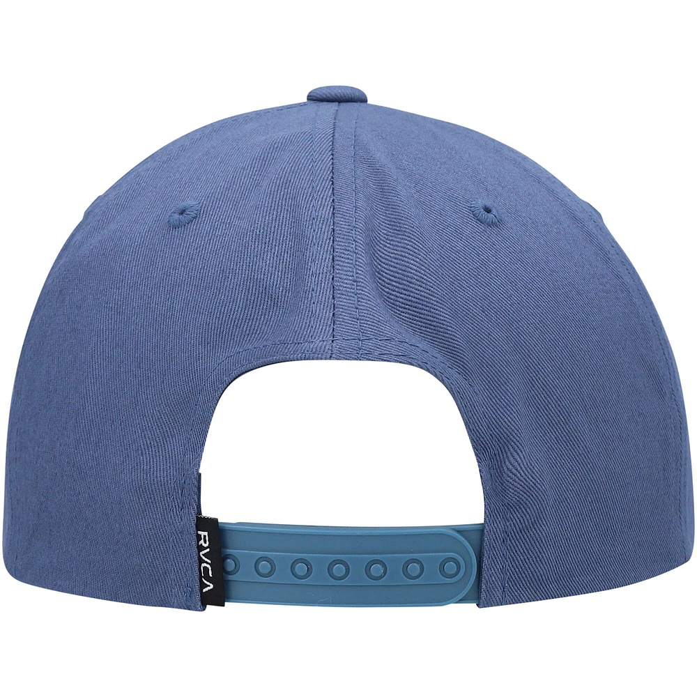 RVCA Blue All the Way pour hommes - Casquette Snapback