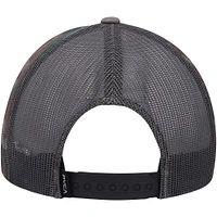 Men's RVCA Brown Mission Trucker Snapback Hat