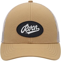 Men's RVCA Gold Work Script Trucker Snapback Hat