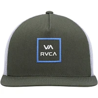Men's RVCA  Olive VA All the Way Trucker Snapback Hat