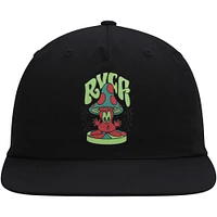 Men's RVCA x Dmote Black Wordmark - Snapback Hat