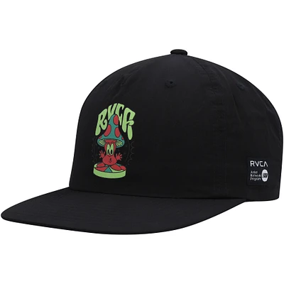 Men's RVCA x Dmote Black Wordmark - Snapback Hat
