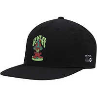 Men's RVCA x Dmote Black Wordmark - Snapback Hat