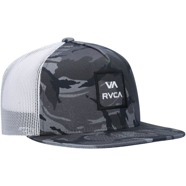 Camionneur RVCA Camo/Blanc VA All The Way pour jeune - Casquette Snapback