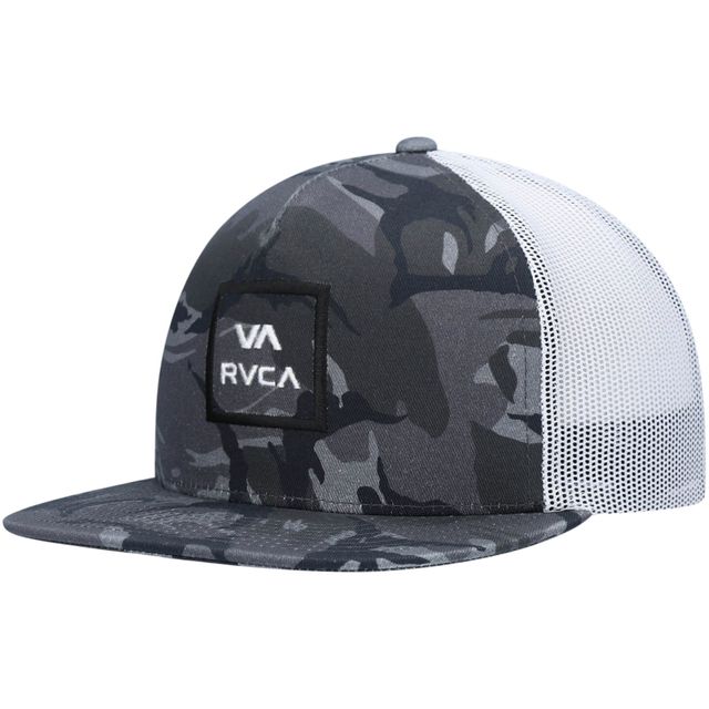 Camionneur RVCA Camo/Blanc VA All The Way pour jeune - Casquette Snapback