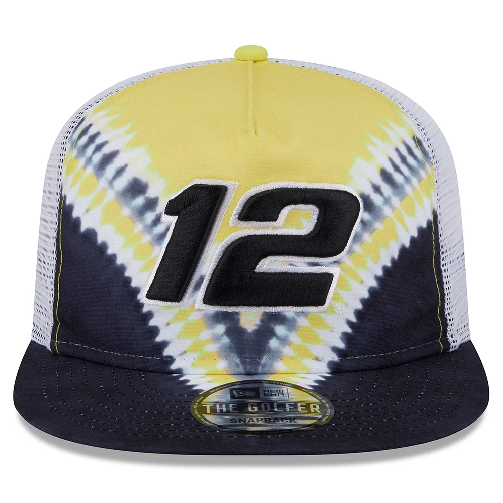 Casquette à visière ajustable et à logo golfeur Ryan Blaney de New Era pour homme