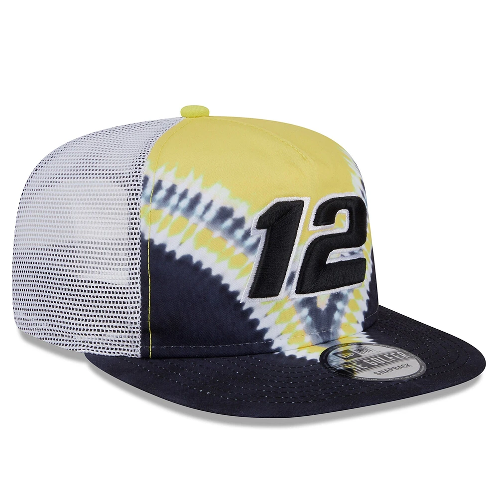 Casquette à visière ajustable et à logo golfeur Ryan Blaney de New Era pour homme