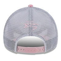 Men's New Era  Pink Ryan Blaney 9FORTY A-Frame Trucker Paisley Adjustable Hat