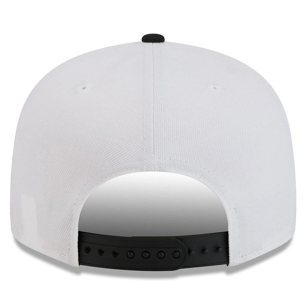 Casquette à visière plate New Era blanche/noire Ryan Blaney 9FIFTY pour homme