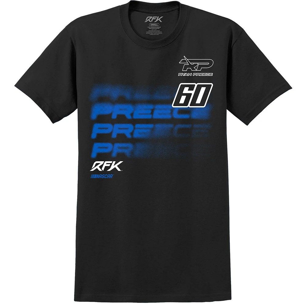 T-shirt noir pour homme avec logo Ryan Preece