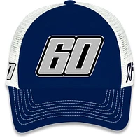 Men's Checkered Flag Sports Navy Ryan Preece Number Adjustable Hat