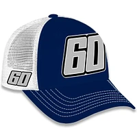 Men's Checkered Flag Sports Navy Ryan Preece Number Adjustable Hat