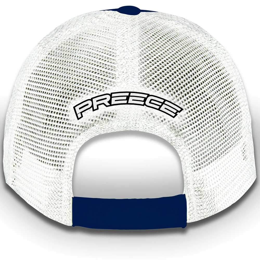 Men's Checkered Flag Sports Navy Ryan Preece Number Adjustable Hat