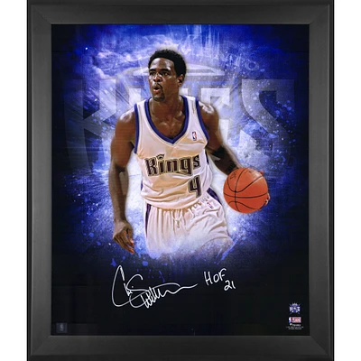 Chris Webber Sacramento Kings Autographed Framed 20" x 24" In-Focus Photograph with "HOF 21" Inscription
