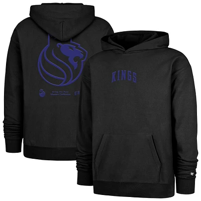 Sweat à capuche double crossover Foundation City Edition 2024/25 noir Sacramento Kings pour homme