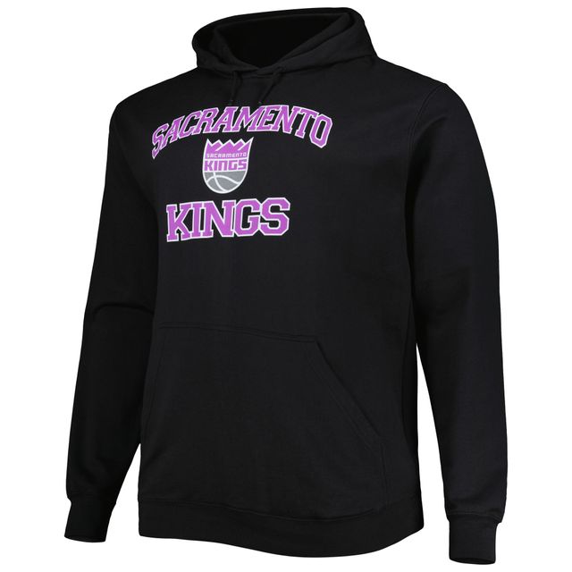 Sweat à capuche noir Sacramento Kings Big & Tall Heart Soul pour homme