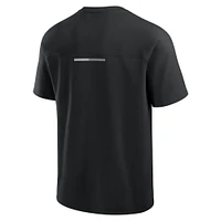 Men's Fanatics Black Sacramento Kings Elements Flex Tri-Blend T-Shirt