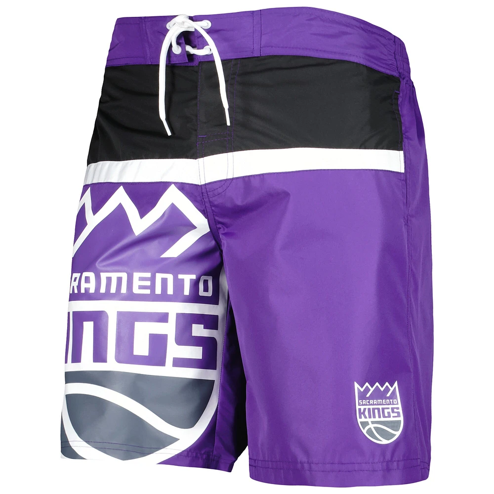 G-III Sports by Carl Banks Maillot de bain violet Sacramento Kings Sea Wind pour homme