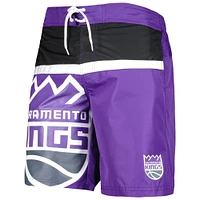 G-III Sports by Carl Banks Maillot de bain violet Sacramento Kings Sea Wind pour homme
