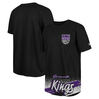 T-shirt classique de sport noir Sacramento Kings New Era pour homme