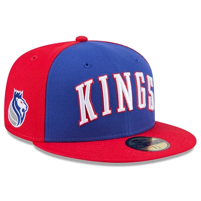 Casquette ajustée 59FIFTY City Edition 2024/25 Sacramento Kings pour homme New Era bleue