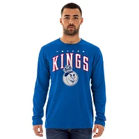 Men's New Era  Blue Sacramento Kings 2024/25 City Edition Long Sleeve T-Shirt