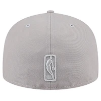 Men's New Era Gray Sacramento Kings Color Pack 59FIFTY Fitted Hat