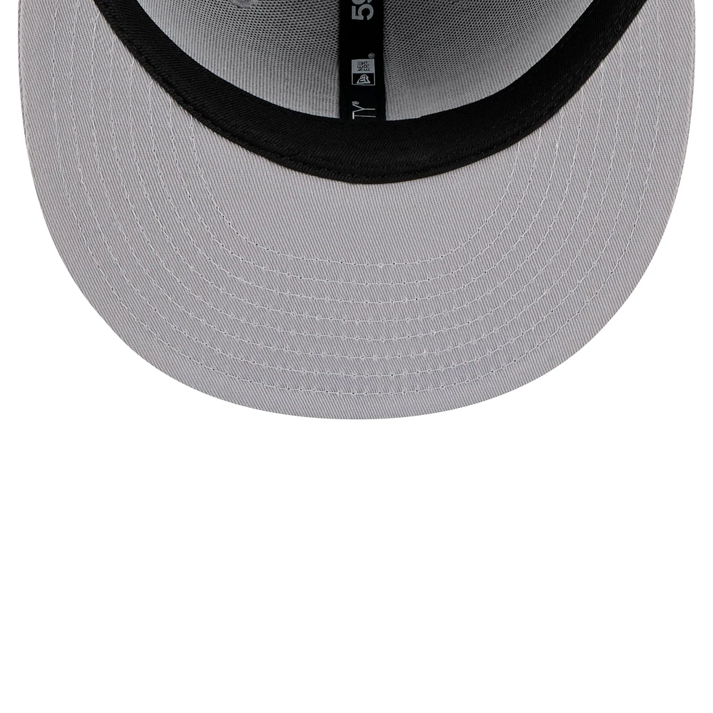 Men's New Era Gray Sacramento Kings Color Pack 59FIFTY Fitted Hat