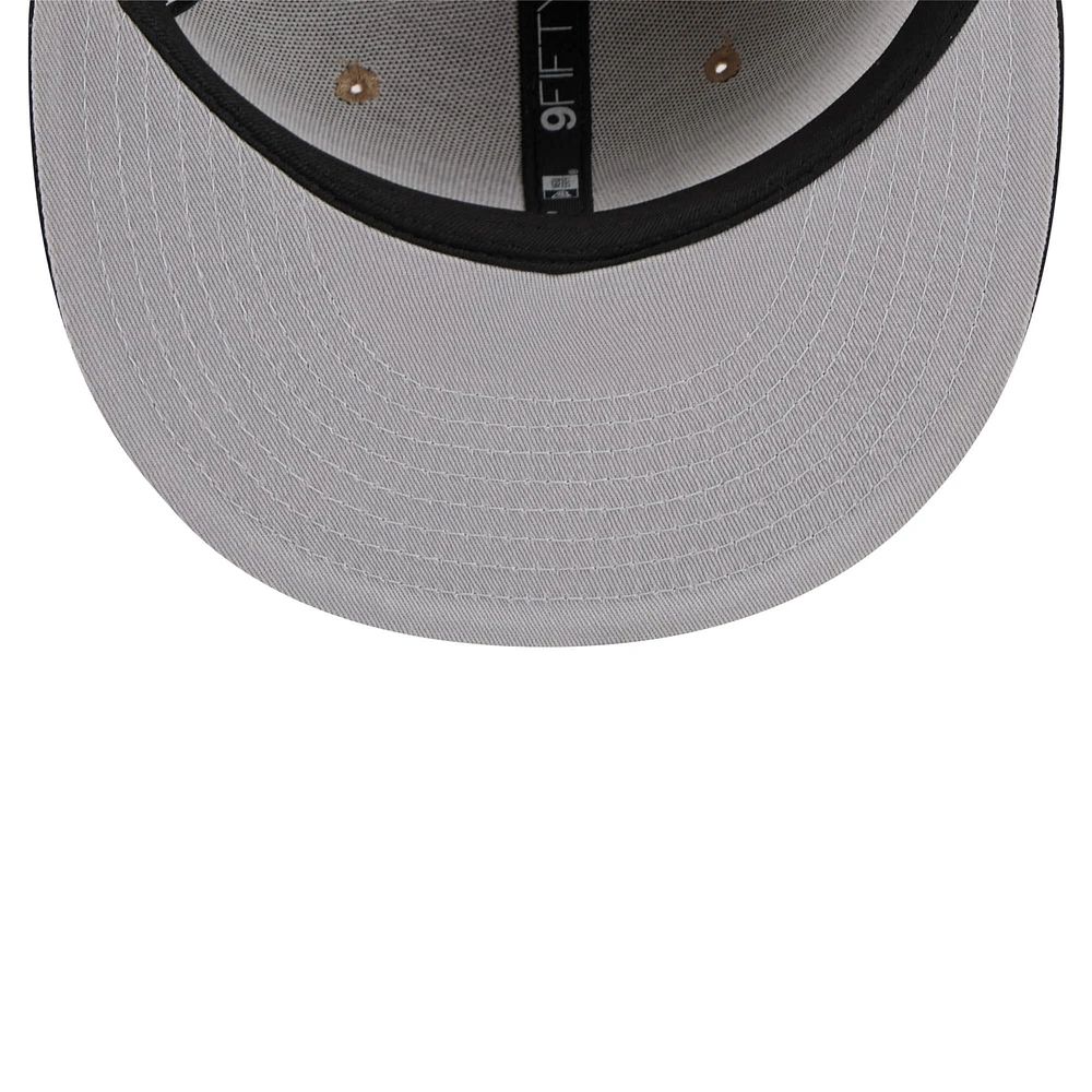Men's New Era Tan/Black Sacramento Kings 2024 NBA Draft 9FIFTY Snapback Hat